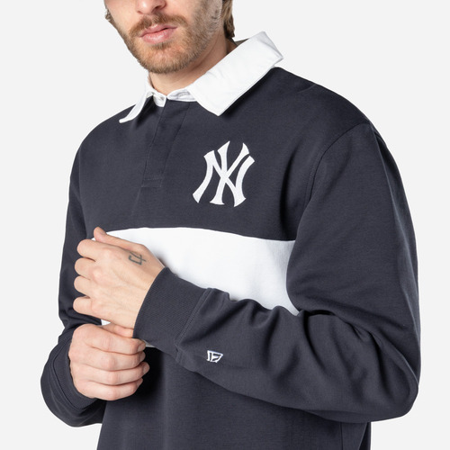 New Era Playera Polo N Y Yankees Throwback Prep Mlb Hombre