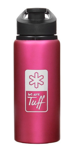 Garrafa Rosa De Alumínio 600ml Tuff 29695