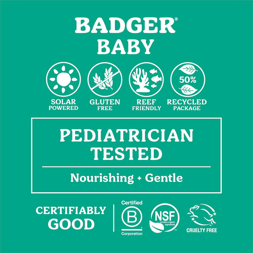 Crema Protectora Solar Para Bebés Badger Spf 40 (paquete De