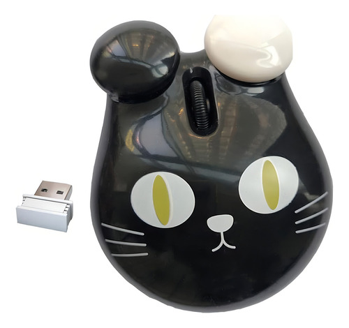 Juego De Mouse Y Alfombrilla De Mouse Inalámbricos Cute Cat