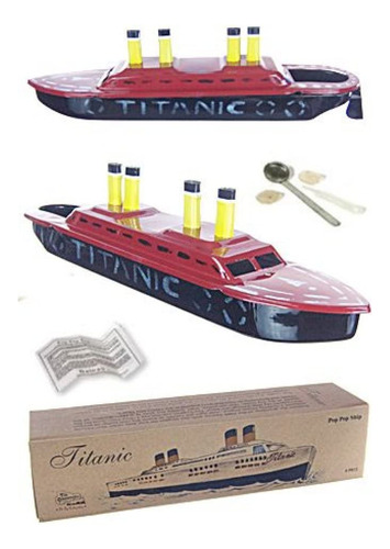 Titanic Vela Bote Estaño Pop (incluye Un Kit Barco Vela)