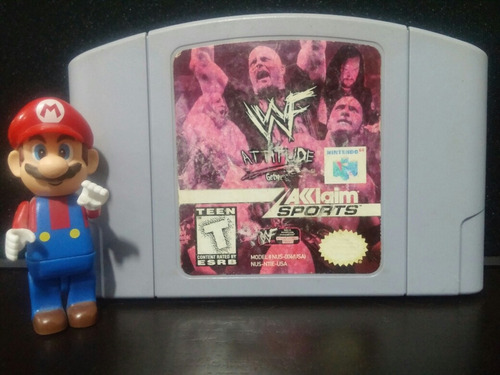 Video Juego Wwf Attitude Para Nintendo 64