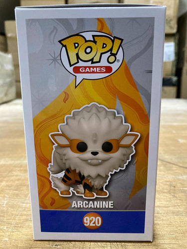 Arcanine 920 Pokemon Rubí Zafiro Funko Pop Original Nuevo