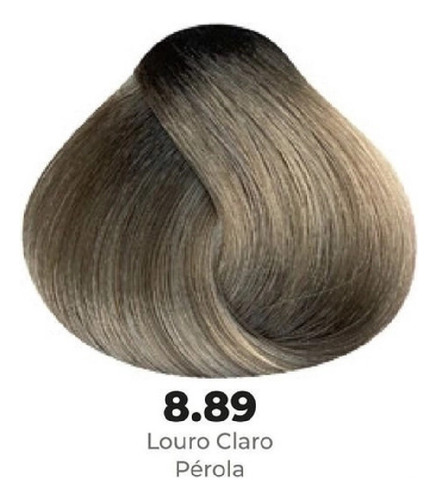  Tintura Para Cabelo Coloração Capilar Tinta Brazilian Color Tom 8.89 louro claro perola