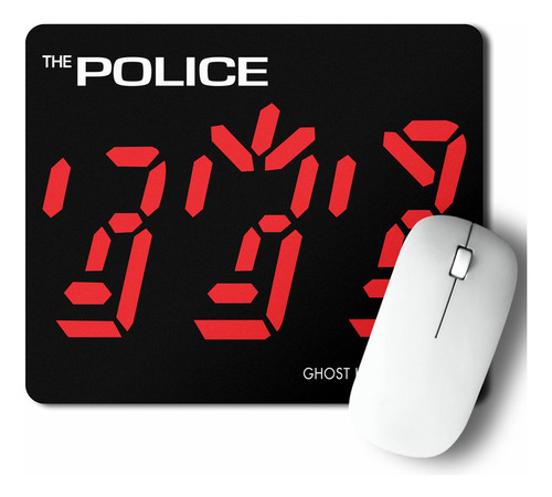 Mouse Pad The Police Ghost (d0352 Boleto.store)