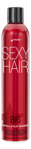 Sexyhair Big Spray & Play Harder Firm Volumizing Hairspray,.