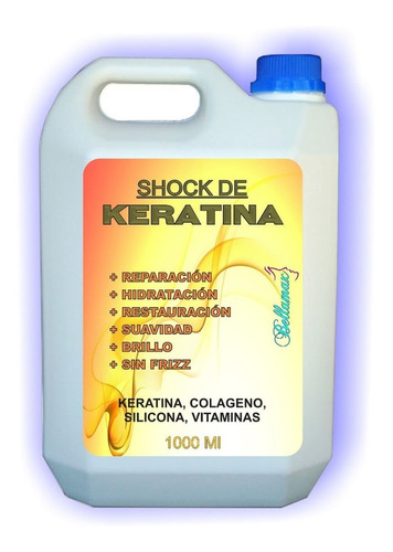Bidon Shock De Keratina Brasileño Profesional 5 Litros