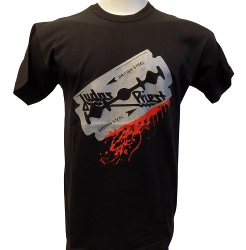 Remeras De Judas Priest British Steel Rockería Que Sea Rock 