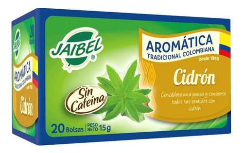 Aromatica Jaibel Tradicional Colombia X20 Uds