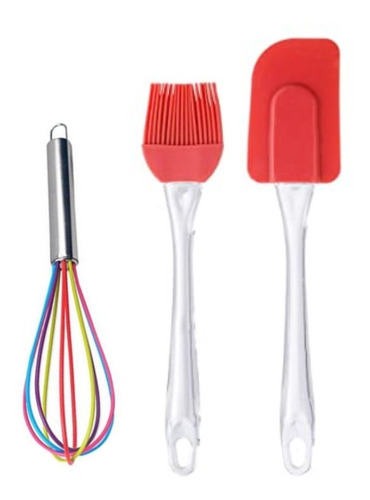 Kit Reposteria Budinera Muffins Teflon Bowl Batidor Cornet