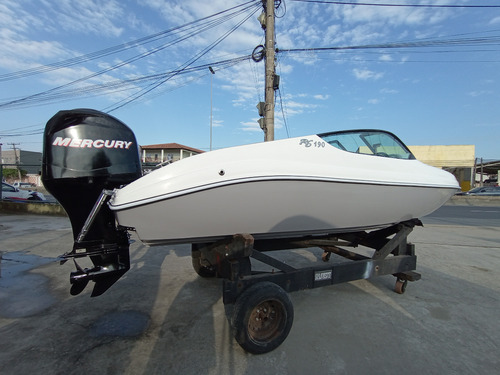 Lancha 19 Pés Rs 190 Com Motor Mercury 60 Hp 4 Tempos 0km