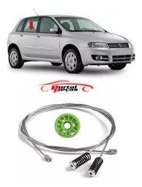 Kit Reparo Maquina Vidro Eletrico Fiat Stilo Traseiro