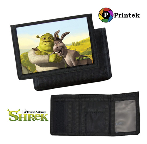 Billetera De Nylon Shrek - Varios Modelos - Printek