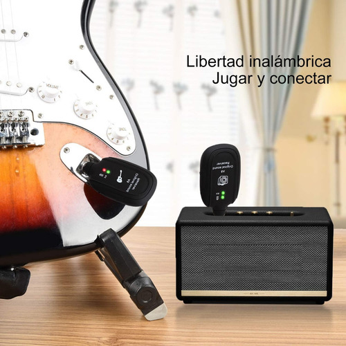 Imagen 4 de 7 de Sistema Transmisor Y Receptor Inalambrico Guitarra Uhf