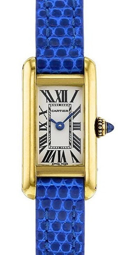 Correa Para Reloj Cartier Must Cocodrilo Lizagarto  10mm  