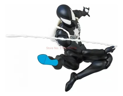 Maqueta Móvil De Figura De Acción Mafex 147 Black Spiderman,
