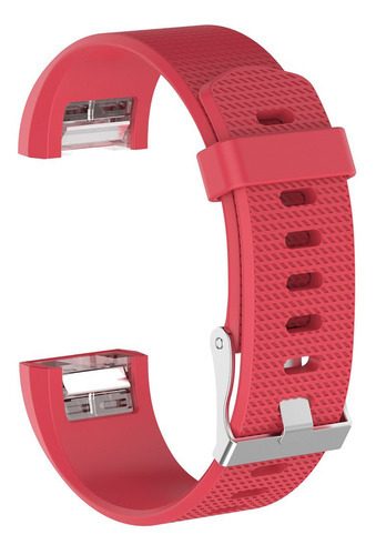 Pulseira Para Smart Watch Fitbit Fit Bit Charge 2 Cor Vermelho - Grande/L