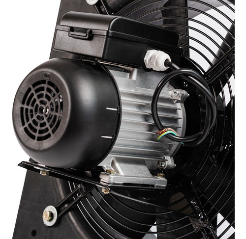 Extractor De Aire Axial Industrial 35 Cm P/ Pared Aro Plástico Gatti Ventilación