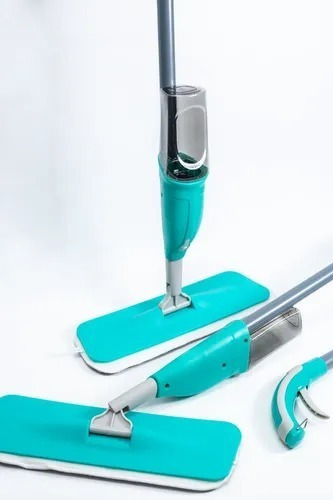 Imagen 2 de 4 de Mopa Spray Trapeador 360º Microfibra Con 2 Paños Pro