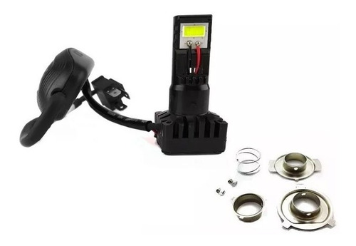 Imagem 1 de 4 de Lampada Farol 2 Leds Moto Bi-xenon 8000k 2000 Lumens