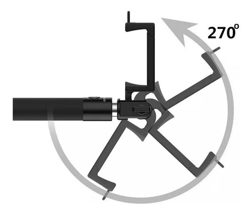 Pau De Selfie Para Celular Monopod Retrátil