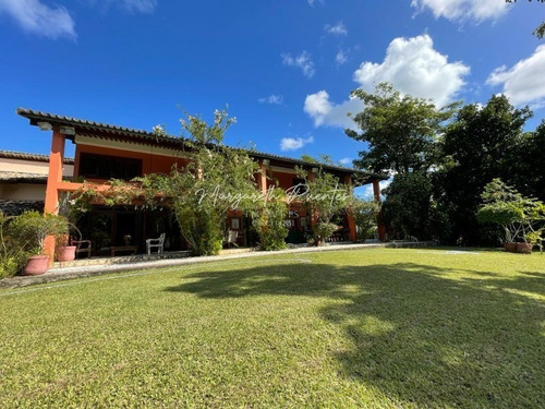 Imagem 8 de 30 de Casa Em Excelente Condomínio Na Estrada Do Coco Com 5.500m² De Terreno, Portão, Lauro De Freitas - Ca00307 - 70731467
