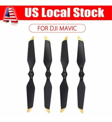 Imagen 1 de 5 de 2 Pares De Hélices Pro Platino Mavic Dji 8331 Ruido Quick-re