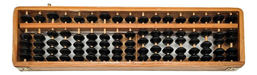 Ábaco De Madeira De 17 Posições Em Estilo Vintage Soroban