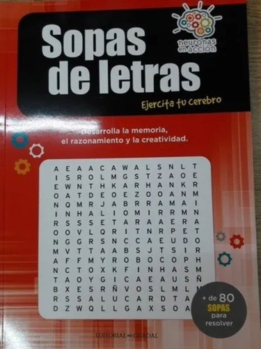 Libro Ejercita Tu Cerebro : Sopa De Letras De Neuronas En Ac