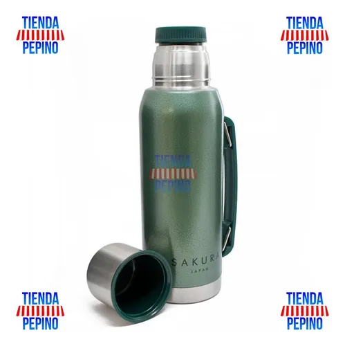 Set Termo Mate Sakura Acero Inoxidable Térmico Tienda Pepino