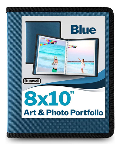 Álbum De Fotos De 8x10 Portafolio (azul), Álbum De Fo...