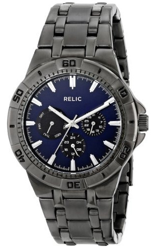 Reloj De Hombre Garrett Gunmetal De Relic Para Hombres Zr155