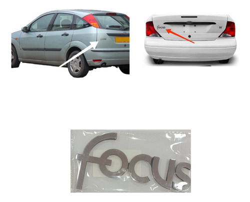 Emblema Letras Focus  De Ford 