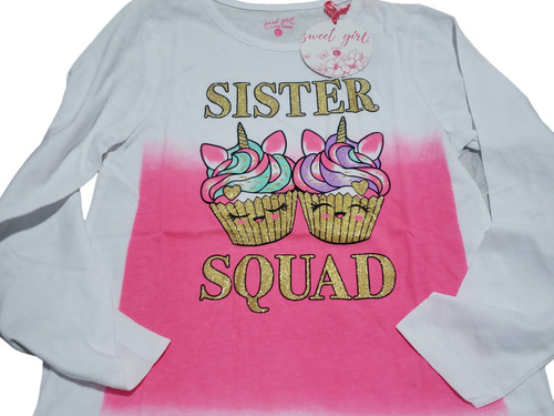 Polera De Vestir Mujer Sweet Girl Talla L