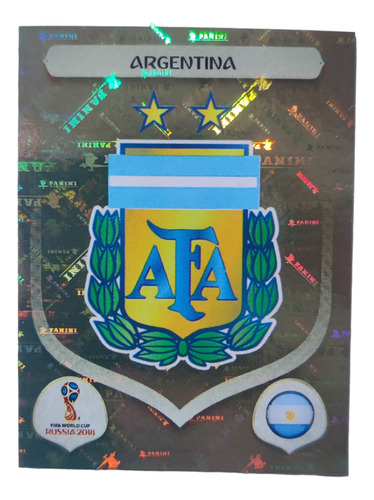 Lamina Original Panini Mundial Rusia 2018 Escudo Arg #272