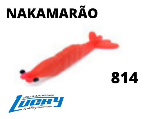  Isca Artificial Nelson Nakamura Nakamarão 9cm Lucky (kit5) Cor Cor 814 - Vermelho Clássico