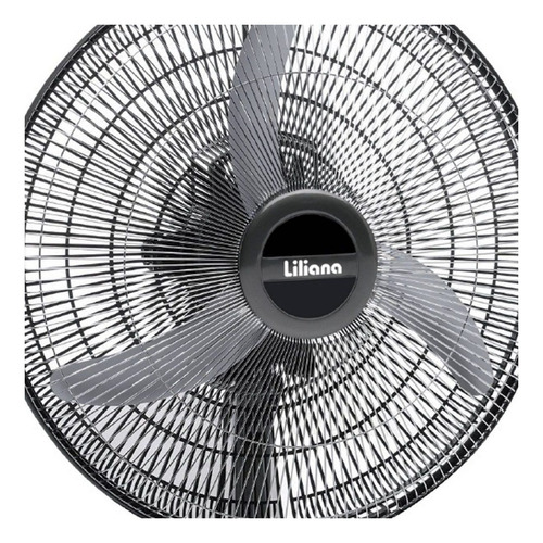 Imagen 2 de 2 de Ventilador de mesa Liliana VOTR20 negro con 3 palas de metal, 20" de diámetro 220 V