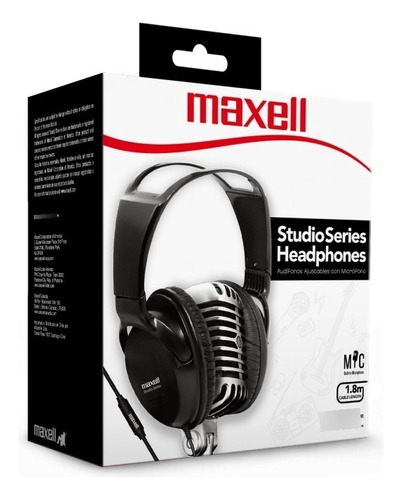 Audifonos Ajustables Con Microfono Maxell St-2000