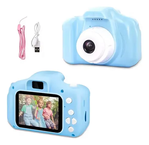 Cámara De Fotos Y Videos Infantil Instantanea + Micro Sd 8gb