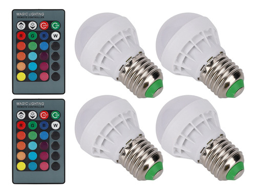 Bombillas E27 Rgb Que Cambian De Color, Bombilla Led De 40 W