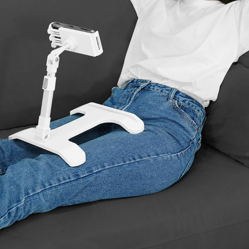 Soporte Plegable Para Tableta De Cama, Soporte Blanco
