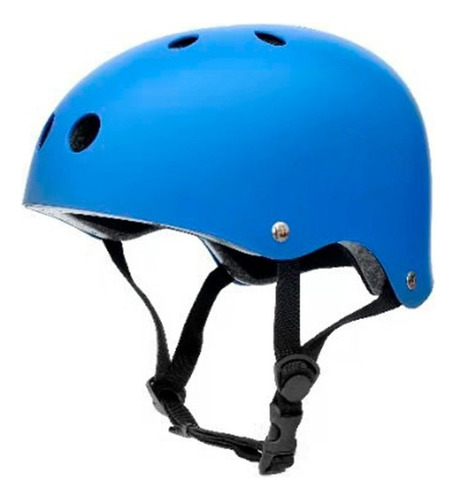 Casco Urbano Skate Rollers Bici Patín Monopatín Protección Color Azul Talle L