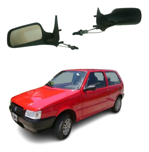 Espejo Retrovisor Fiat Uno Fire 3ptas Izq 2004 2006