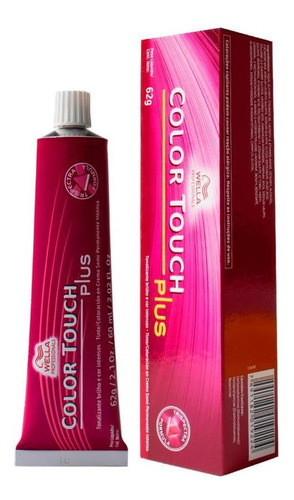 Kit Tintura Wella Professionals  Color touch tom 66/07 natural louro escuro profundo marrom natural para cabelo