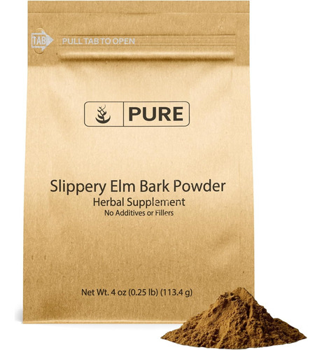 Pure Slippery Elm Powder 4 Onzas Msi