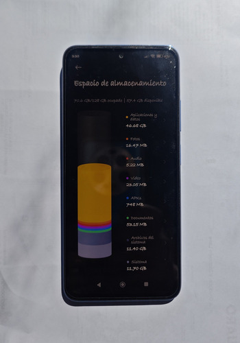 Celular Redmi Note 11s Azul 128 Gb+6 Gb Liberado Azul Acero (Usado)