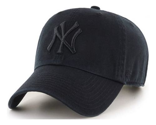 Yankees De Nueva York 47 Marca Negro Sobre Negro Limpiar