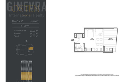 Osten Tower - Suite - Balcon Aterrazado Con Parrilla