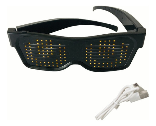 . Lazhu Led Gafas Personalizables Bt Colorful Light Glow