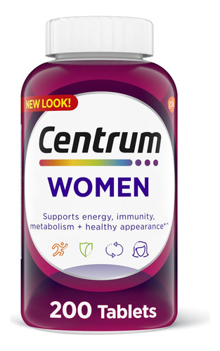 Centrum Women (mujer) Multivitaminico 200tab Tienda 